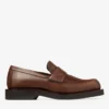 Buff Loafer Mocha Burnished Leather Loafers