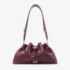 Cinch Medium Garnet Leather Shoulder Bag