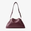 Cinch Medium Garnet Leather Shoulder Bag