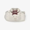 Cinch Medium Latte Knitted Wool Shoulder Bag