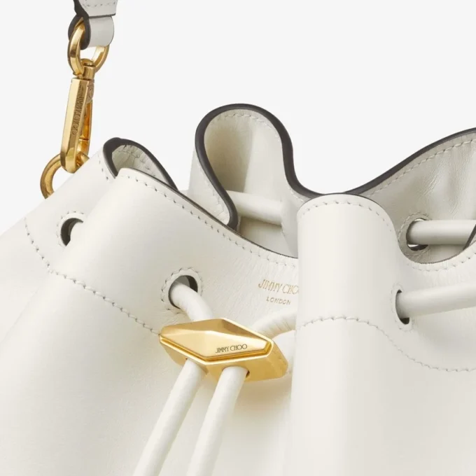Cinch Medium Latte Leather Shoulder Bag