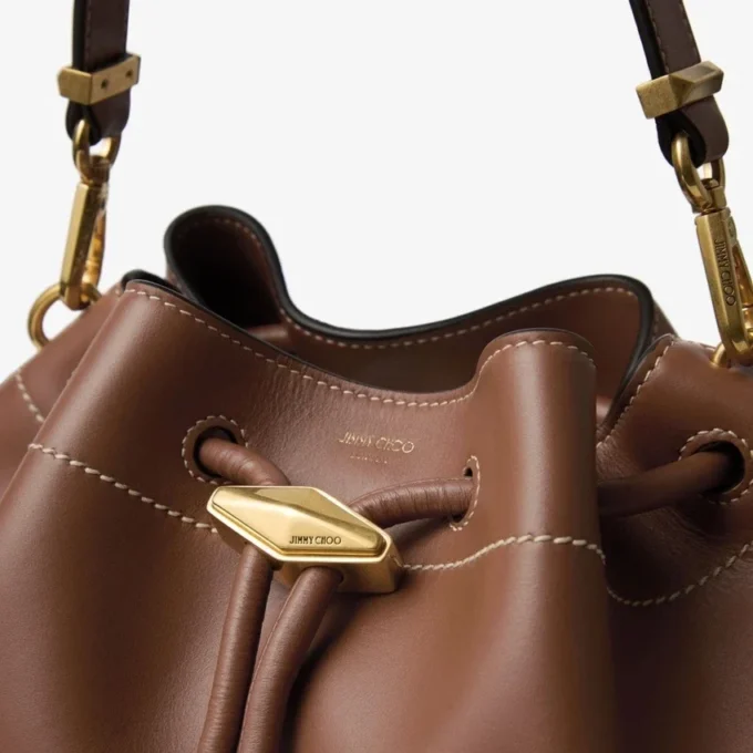 Cinch Medium Tan Leather Shoulder Bag