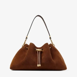 Cinch Medium Tan Suede Shoulder Bag