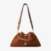 Cinch Medium Tan Suede Shoulder Bag