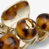 Claw Hair Clip Tortoiseshell and Gold Finish Metal and Acrylic Claw Hair Clip