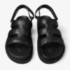 Cove Sandal Black Box Calf Leather Sandal