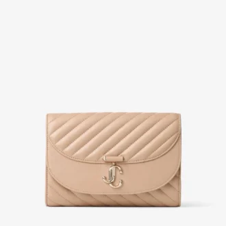 Curve Clutch Chai Quilted Biker Leather Clutch Bag