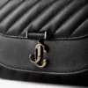 Curve Wallet with Chain Black Quilted Biker Leather Wallet with Chain