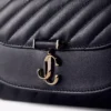 Curve Wallet with Chain Marine Quilted Biker Leather Wallet with Chain