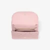 Curve Wallet with Chain Rose Quilted Jimmy Choo Lace Wallet Chain with Crystal Jc Bar