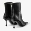Cycas Ankle Boot 80 Black Nappa Leather Ankle Boots