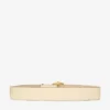 Diamond Buckle Belt Yellow Buttermilk Elaphe Print Belt
