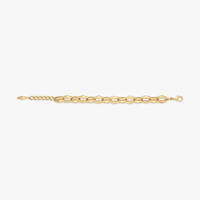 Diamond Chain Bracelet Gold-Finish Diamond Chain Bracelet