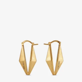 Diamond Chain Earring Gold-Finish Diamond Chain Earrings