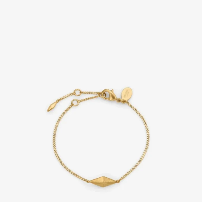 Diamond Fine Bracelet Gold-Finish Fine Chain Bracelet