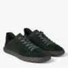 Diamond Flex M British Green Suede and Leather Mix Low Top Trainers