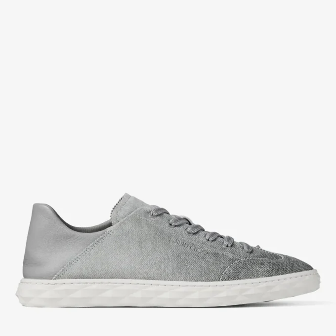 Diamond Flex M Dove Denim Suede Mix Low Top Trainers