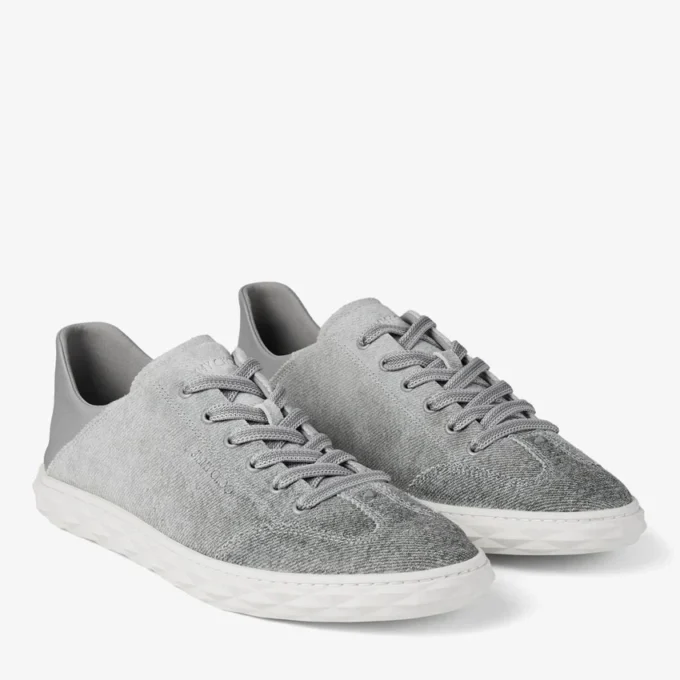 Diamond Flex M Dove Denim Suede Mix Low Top Trainers