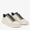 Diamond Flex M Latte and British Green Leather Mix Low Top Trainers