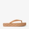 Diamond Flip Flop Caramel Rubber Flip-Flops