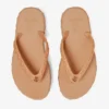 Diamond Flip Flop Caramel Rubber Flip-Flops