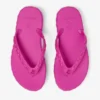 Diamond Flip Flop Fuchsia Rubber Flats
