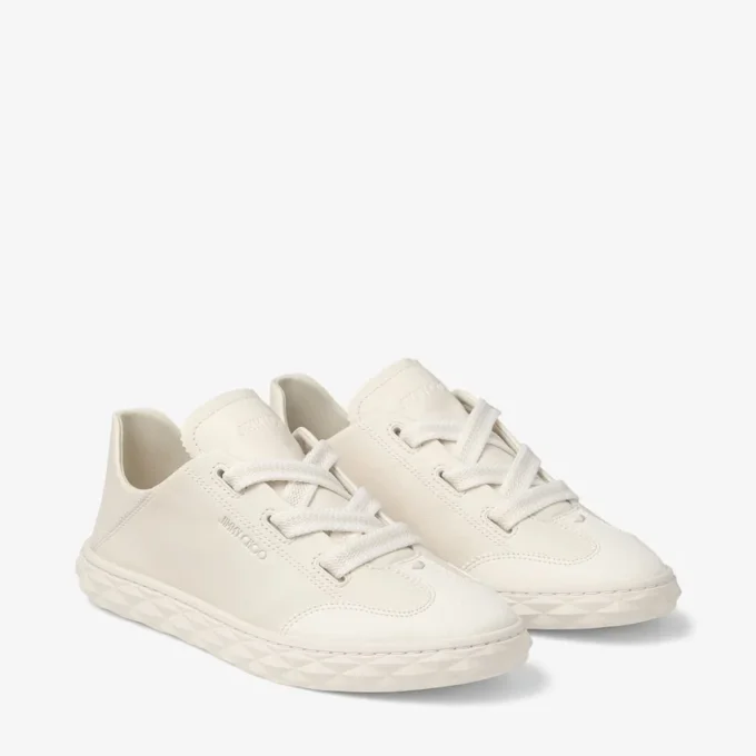 Diamond Light Flex F Latte Leather Mix Trainers