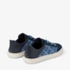 Diamond Light Flex F Marine Leather Mix and Crosshatch Denim Trainers