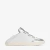Diamond Light Flex F Silver Metallic Nappa Leather Trainers