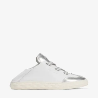 Diamond Light Flex F Silver Metallic Nappa Leather Trainers