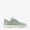 Diamond Light Flex F Verde Leather Mix and Perforated Leather Lace Low Top Trainers
