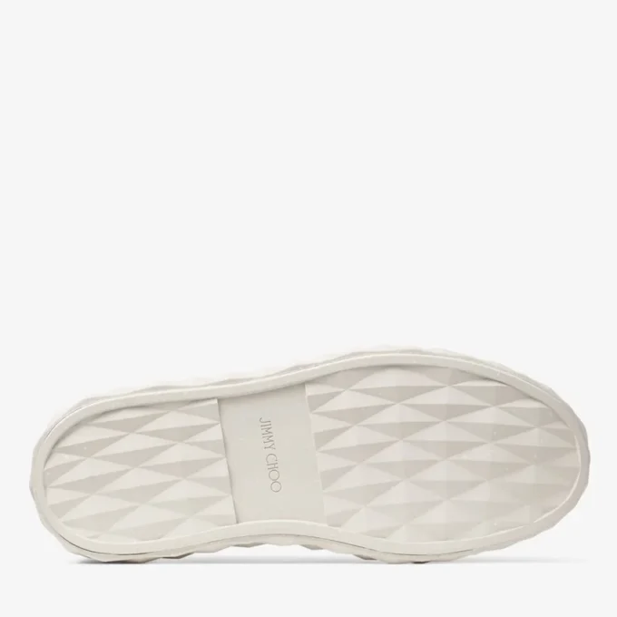 Diamond Maxi M Ii Chalk Nappa Leather Platform Trainers