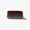Diamond Pippa Chocolate Croc Embossed Calf Leather Wallet