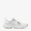 Diamond Run F White Knit Jacquard Mix Trainers