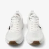 Diamond Run F White Knit Jacquard Mix Trainers