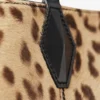 Diamond Tote Large Natural Leopard Print Pony Tote Bag