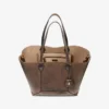 Diamond Tote Medium Cognac Smooth Calf Leather Tote Bag