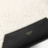 Diamond Tote Medium Natural Shearling Tote Bag