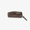Dm Lise-Z Chocolate Croc Embossed Calf Leather Coin Purse