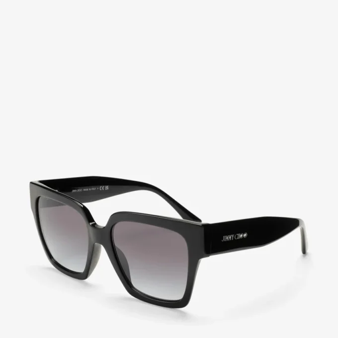 Eli Black Square Sunglasses