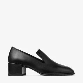 Eliot Slipper 45 Black Vintage Leather Slippers