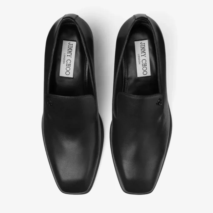 Eliot Slipper 45 Men’s Black Vintage Leather Slippers
