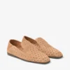 Eliot Slipper F Toffee Suede Slippers with Eyelets