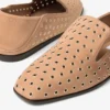 Eliot Slipper F Toffee Suede Slippers with Eyelets