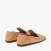 Eliot Slipper F Toffee Suede Slippers with Eyelets