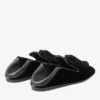 Eliot Slipper Men’s Black Velvet Slippers with Tassel