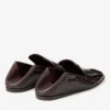 Eliot Slipper Men’s Sambuco Croc-Embossed Leather Slippers