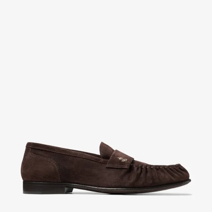 Ellis Loafer F Chocolate Suede Loafers