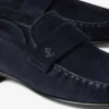 Ellis Loafer F Marine Suede Loafers