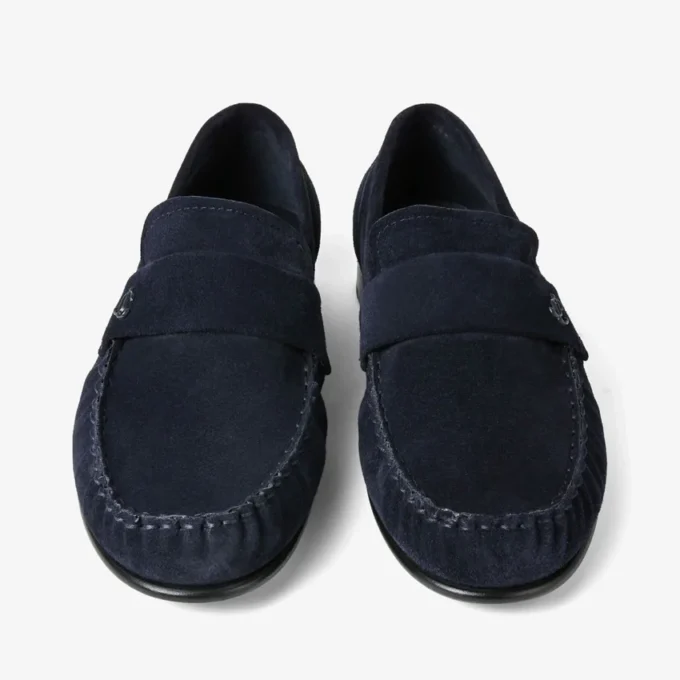 Ellis Loafer F Marine Suede Loafers